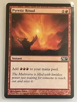 Pyretic Ritual Core Set 2011 M11 - MTG Magic the Gathering - LP - Image 1