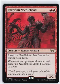 Razorkin Needlehead R Duskmourn: House of Horror 153 NM - Image 1