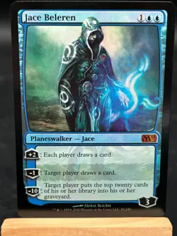 MTG Magic the Gathering Jace Beleren (58/255) Magic 2011 LP FOIL - Image 1