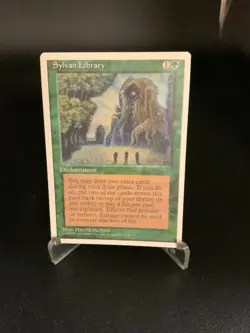 MTG 1995 Sylvan Library - 4th Edition - Green - Enchantment - Image 1