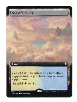 MTG Sea of Clouds Extended Art Foil NM Commander Legends: Battle for Baldur's - Image 1