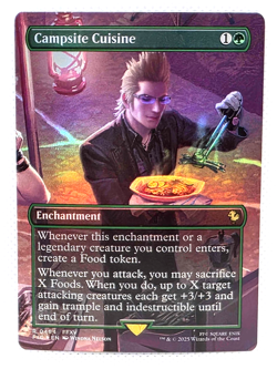 Campsite Cuisine (Borderless) FOIL - FINAL FANTASY MTG: Near Mint - Image 1