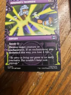 MTG Shredder's Technique (Showcase) Teenage Mutant Ninja Turtles Regular - Image 4