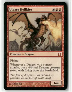 magic the gathering Utvara Hellkite Return to Ravnica #110 - Image 1