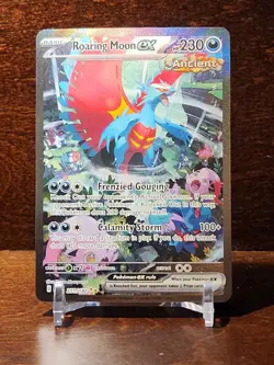 Pokemon TCG Roaring Moon EX 251/182 Paradox Rift SIR, Near Mint Condition - Image 1