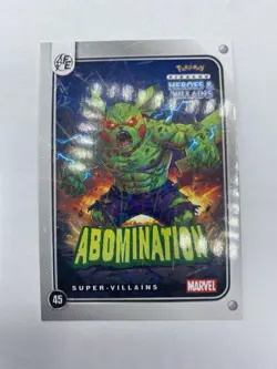 Pikachu as Abomination Lazer Holo Marvel Heroes & Villains Non-Pokemon Fan Art - Image 4
