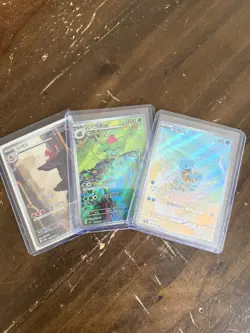 Pokemon 151 SIR Starter Trio Lot (Korean) – Mint Condition - Image 1