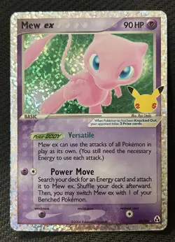 Pokemon TCG Mew EX 88/92 Celebrations Classic Collection Holo - Image 1