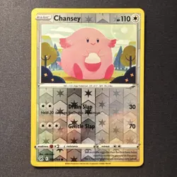 Chansey SWSH08: Fusion Strike #202/264 Common Reverse Holo Pokemon NM - Image 1