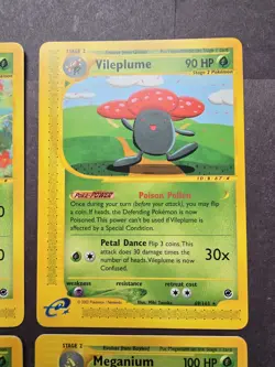 Pokemon TCG Expedition Base Grass Type Rare/Uncommon Butterfree, Bulbasaur Etc - Image 4