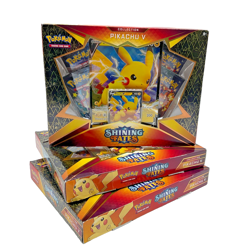 Lot of (3) Pokemon TCG Shining Fates Pikachu V Collection Box Factory Sealed - Image 1