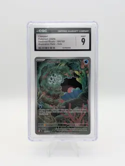 Clamperl 195/182 Pokemon Destined Rivals IR CGC 9 Grade - Image 3