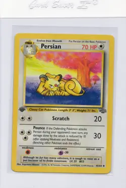 Pokemon - Persian #42/64 - Jungle - 1st Edition - Lightly played - Image 1