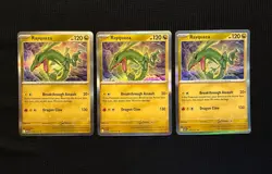 Rayquaza 153/217 Pokemon Ascended Heroes - (Holo Rare) NM (LOT OF 3) - Image 1