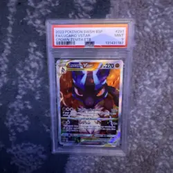 PSA 9 LUCARIO VSTAR SWSH291 BLACK STAR PROMO CROWN ZENITH ETB POKEMON - Image 1
