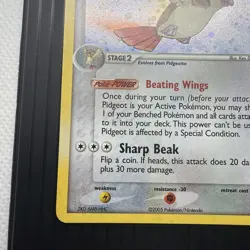 Pokemon TCG Pidgeot Holo 2/17 Pop Series 2 2005 - LP - Image 5