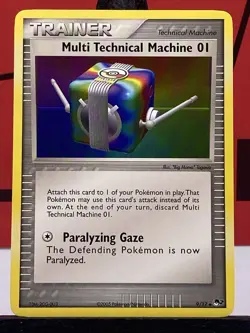Multi Technical Machine 01 9/17 POP Series 2 Regular Pokemon TCG 2005 VLP - Image 3