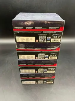 Lot of (4) Pokemon Center Exclusive Paledan Fates Elite Trainer Boxes Sealed - Image 4