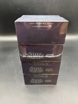 Lot of (4) Pokemon Center Exclusive Paledan Fates Elite Trainer Boxes Sealed - Image 5