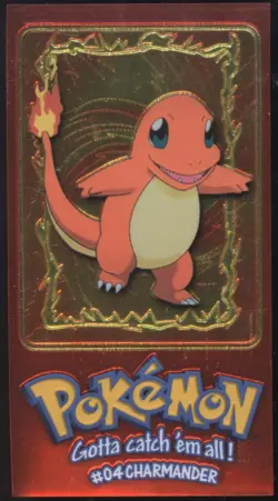 BR | Topps Pokemon 1999 TV Animation Series #1 | BOX TOPPER | Charmander 4 of 5 - Image 1