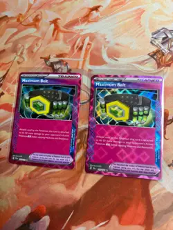 x1 Maximum Belt 117/131 Pokemon TCG Prismatic Evolutions Ace Spec - Image 2
