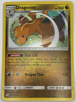 Dragonite 119/181 (NM) - Sun & Moon Team Up - Holo Rare - Pokemon TCG - Image 1