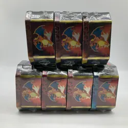 Lot of (7) Pokemon TCG Hidden Fates Tins Charizard Raichu Sealed 28 Total Packs - Image 2