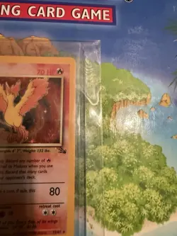 Pokemon Moltres 12/62 Fossil Holo Rare Unlimited 70 HP English 1999 - Image 3