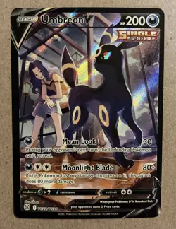 Pokemon Umbreon V TG22/TG30 Ultra Rare Full Art Holo Brilliant Stars - Image 1