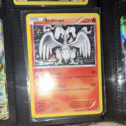 Pokemon Reshiram Legendary Treasures 28/113 Holo Rare Dragon Basic 130 HP - Image 1