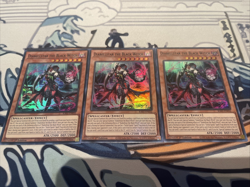 Yugioh Diabellstar The Black Witch Super Rare RA03-EN032 x3 Near Mint 1st Ed - Image 1
