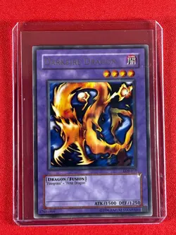 Yu-Gi-Oh! Legend of Blue Eyes White Dragon Darkfire Dragon #LOB-019 - Image 1