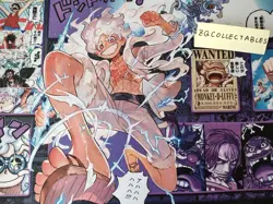 One Piece TCG Card Game Playmat - Gear 5 Luffy - Image 3