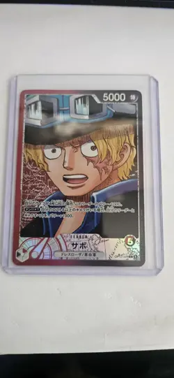 Sabo Leader Alt Art OP13-004 One Piece CCG - Carrying on His Will Japanese - Image 1