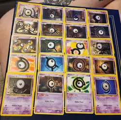 Pokemon TCG Unown Lot - Neo Destiny/Discovery, 20 Cards, Nintendo, English - Image 1