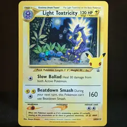 Light Toxtricity SWSH137 LP/NM Black Star Promo Cosmos Holo Pokemon TCG Card 137 - Image 1
