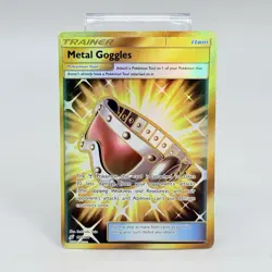 Metal Goggles 195/181 Pokemon Team Up Sun & Moon Secret Rare Card NM - Image 1