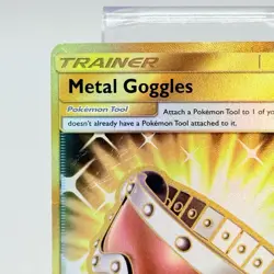 Metal Goggles 195/181 Pokemon Team Up Sun & Moon Secret Rare Card NM - Image 2