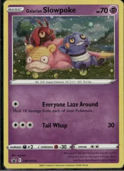 SWSH: Sword & Shield Promo Cards SWSH126 Galarian Slowpoke 12920 - Image 1