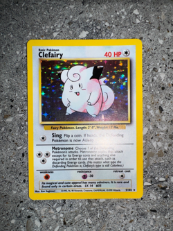 Pokemon TCG Cards Clefairy 5/102 Base Set Holo Rare - Image 4