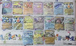 Pokemon TCG: S&V/ME - 17 EX Mixed Card Lot - Image 1
