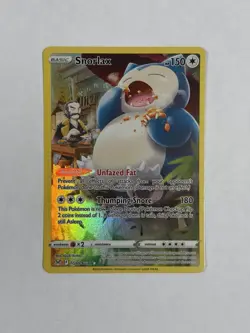 Pokemon TCG Snorlax Lost Origin Trainer Gallery Holo Ultra Rare Card TG10/TG30 - Image 1