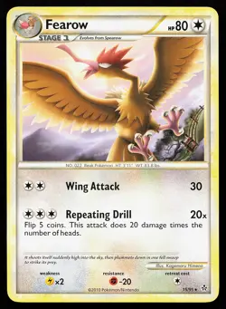 Fearow 15/95 Rare Unleashed Pokemon Card - Image 1