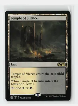 Temple of Silence Core Set 2020 Magic The Gathering MTG Card - Image 1