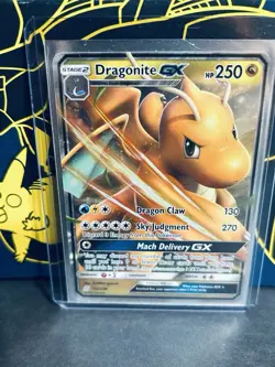 Dragonite GX 152/236 Sm-Unified Minds Ultra Rare Holo Pokemon Card NM - Image 1