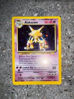 Pokemon TCG Cards Alakazam 1/102 Base Set Holo Rare NM - Image 4