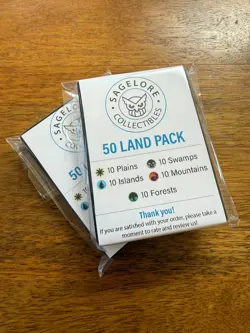MTG | 100 Card Basic Land Lot (20 of each!) - Image 3