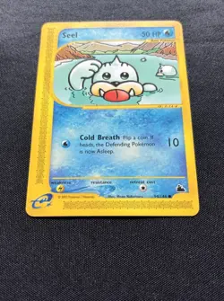 Pokemon Seel Skyridge 94/144 50 HP Common Regular Card English - Image 2