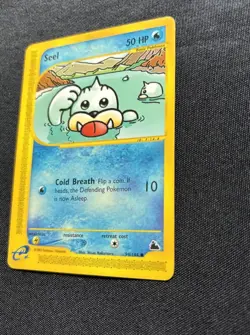 Pokemon Seel Skyridge 94/144 50 HP Common Regular Card English - Image 3