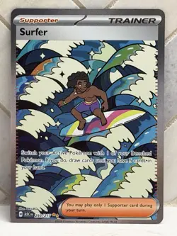 Pokemon TCG Surfer 293/217 Ascended Heroes Card Near Mint / Mint Condition - Image 1